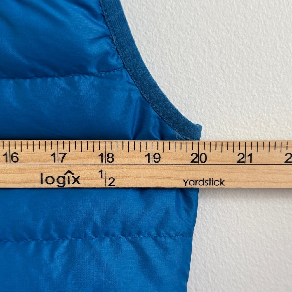 Patagonia Down Vest Men’s Size Small Blue Full Zip Jacket - Picture 6 of 7